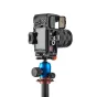 Крепление 3 Legged Thing OLLIEQD B 90мм Arca-Swiss L для камеры OM System OM-1 на головке штатива с доступом к экрану и батарейному отсеку