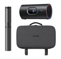 JMGO PicoPlay+ nesējamais projektors ar statīvu un aizsargkasti, kompakts Full HD ierīce ar iebūvētu bateriju un optisko filtru mājas kino vai āra izmantošanaiJMGO PicoPlay+ nesējamais projektors ar statīvu un aizsargkasti, kompakts Full HD ierīce ar iebūvētu bateriju un optisko filtru mājas kino vai āra izmantošanai