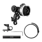 Neewer PG001 Mini Follow Focus with gear ring, 15mm rod, and mounting accessories for smooth manual focus control on cinema rigs