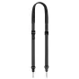 Falcam Maglink Quick Magnetic Buckle Shoulder Strap Lite V2 melns – viegls kameras remenis ar magnētisko sprādzi ātrai un drošai pievienošanai, ar izturīgu Dyneema astes remeni un augstas kvalitātes ādu komfortam