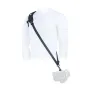 BlackRapid Sport Left X Extra Comfort camera sling with padded shoulder support, worn crossbody for left hip camera attachment