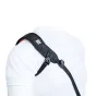 BlackRapid Sport Left X papildus komforta kameras šķērsjosla ar mīkstinātu plecu siksnu un apakšdelma stabilizatoru drošai kameras nēsāšanai pa kreiso gurnu