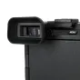 JJC Long Camera Eyecup for Sony A7C II and A7CR - extended silicone eyecup with anti-light flare shield and ergonomic design for comfortable viewing