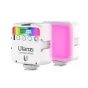 Компактный видеосвет Ulanzi VL49 RGB 2000mAh с цветовым дисплеем и регулируемой RGB-панелью, излучающей мягкий розовый свет