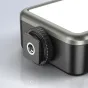 Ulanzi Mini Pocket 49 RGB video light with adjustable gear mechanism and 1/4 inch screw mount for versatile mounting