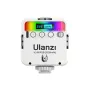 Ulanzi VL49 RGB 2000mAh video LED gaisma ar krāsu ekrānu un regulējamu leņķi, priekšējais skats