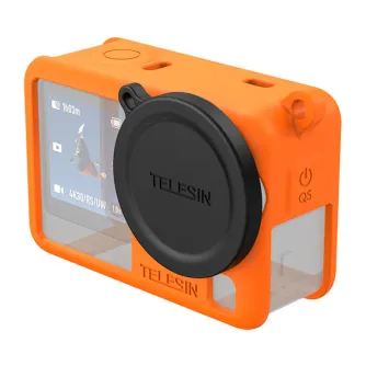 Telesin Силиконовый Защитный Чехол для DJI Osmo Action 6 Оранжевый