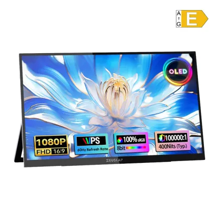 ZEUSLAP OL133ED Portable Monitor 13.3 Touchscreen