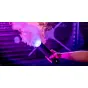 Newell Mr Mist wireless smoke generator with RGB lighting creating thick purple smoke effect for professional photography and video production