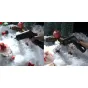 Newell Mr Mist wireless smoke generator with RGB lighting creating dense fog effects for festive product photography
