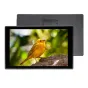 PortKeys HD7T 7 colu uz kameras monitoris ar 4K30p atbalstu, 1000nits gaismas spīdumu un skārienekrānu, kas demonstrē spilgtu attēlu ar dzelteno putnu uz akmens pret izplūdušu zaļu fonu.