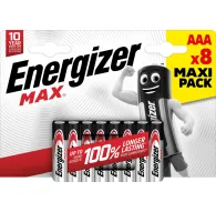 ENERGIZER Max AAA 8 iepakojumsENERGIZER Max AAA 8 iepakojums