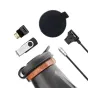 PortKeys LEYE III electronic viewfinder complete kit with accessories including HDMI adapter, power cable, USB drive, and padded eye cushion