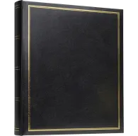 FOCUS Prestige Maxi 500 Black premium photo album with gold detailing, holding up to 500 photos up to 10x15 cm, including a pocket for digital storage.FOCUS Prestige Maxi 500 Black premium photo album with gold detailing, holding up to 500 photos up to 10x15 cm, including a pocket for digital storage.