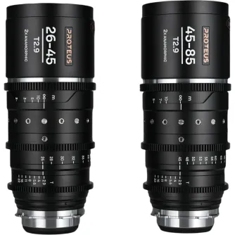 Комплект объективов Laowa Proteus Zoom 2X 26-45мм и 45-85мм для профессиональной киносъемки с поддержкой PL-камеры