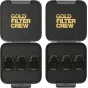 PolarPro Gold Filter Crew DJI Air 3S ND/Mist filtru komplekts ar 3, 5 un 7 soļiem, matē melnā anodētā alumīnija rāmis, zvaigžņu dizaina vāks un mikrofibras tīrīšanas audums iekļauts