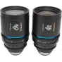 Laowa Proteus 2X Anamorphic 35mm and 60mm cine lenses bundle set featuring T2 aperture, black metal construction, and Canon EF mount adapters included