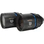 Laowa Proteus 2X Anamorphic 35mm and 60mm cine lenses set with T2 aperture, black and blue finish, side-by-side view showcasing front and rear lens elements for professional filmmaking