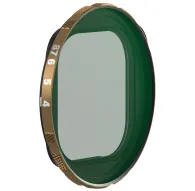 PolarPro LiteChaser 17 VND 4/8 Stop Variable ND Filter for iPhone 15/16/17 - front view with adjustable stop markingsPolarPro LiteChaser 17 VND 4/8 Stop Variable ND Filter for iPhone 15/16/17 - front view with adjustable stop markings