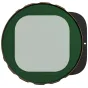 PolarPro LiteChaser 17mm VND 4/8 Stop Filter - top view of the variable neutral density filter for iPhone 15/16/17, designed for bright outdoor shooting with seamless integration into the LiteChaser Pro system