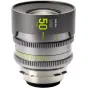 NiSi Athena Prime Rewind 50mm T1.9 PL-Mount cine lens featuring a vintage aesthetic design, front view highlighting the focus ring and fluorescent markings.