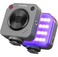 SmallRig 5821 Neo mini LED video gaisma Nebula Gray ar RGBWW izstarojumu, purpura LED gaismas, aukstā pēda montāža un 1/4 colas vītne universālai pievienošanai kamerām un stativiemSmallRig 5821 Neo mini LED video gaisma Nebula Gray ar RGBWW izstarojumu, purpura LED gaismas, aukstā pēda montāža un 1/4 colas vītne universālai pievienošanai kamerām un stativiem