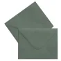 Focus green envelope 115x160 mm, 110g, acid-free paper, unsealed flap view, premium quality for invitations and correspondence