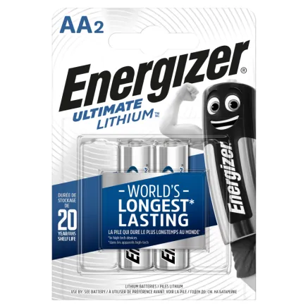 ENERGIZER Ultimate Lithium AA 2 упаковки