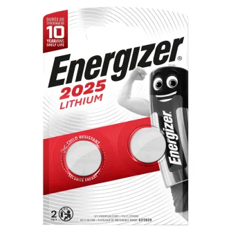 ENERGIZER Литиевая Миниатюра CR2025 2 упаковки