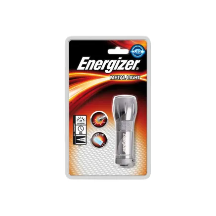 ENERGIZER Small Metal Light 3AAA - 34 lumens, 6 LEDs, 8-hour runtime