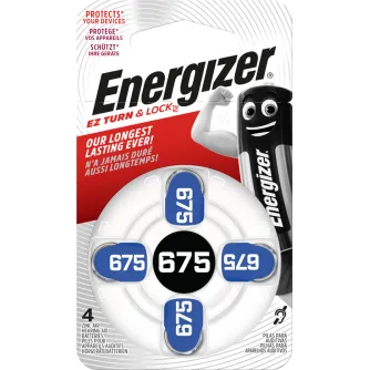 ENERGIZER Hearing Aid 675 4 pack