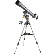 Celestron Astromaster 70EQ refractor telescope with equatorial mount, tripod, and StarPointer finderscope for astronomy and terrestrial viewingCelestron Astromaster 70EQ refractor telescope with equatorial mount, tripod, and StarPointer finderscope for astronomy and terrestrial viewing