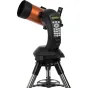 Celestrona NexStar SE 4 teleskops ar digitālo pulti un stabilu statīvu, gatavs zvaigžņu novērošanai un debess objektu izsekošanai