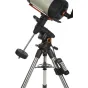Телескоп Celestron Advanced VX с 8-дюймовым EdgeHD рефрактором – вид спереди и сбоку, с пультом управления, микрометрическими винтами и оптической трубой с совместимостью Fastar для астролюбительской съемки в фокусах f/10, f/7 и