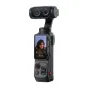 Insta360 Luna Ultra action camera with detachable 2-inch touchscreen monitor, 12x zoom telephoto lens, and Leica lens collaboration in Cosmic Black