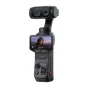 Insta360 Luna Ultra 8K action camera in Cosmic Black with detachable OLED touchscreen, dual Leica lenses, and 12x zoom.