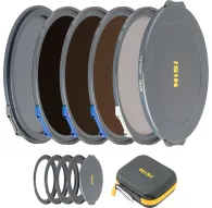 NiSi JetMag Pro 82mm filtru komplekts ar paties krāsas CPL un 3, 6, 10 soļu ND filtriem, metāla segiem, adapteru gredzeniem un nesēšanas somuNiSi JetMag Pro 82mm filtru komplekts ar paties krāsas CPL un 3, 6, 10 soļu ND filtriem, metāla segiem, adapteru gredzeniem un nesēšanas somu