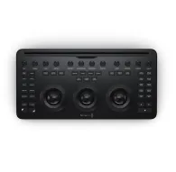 Панель цветокоррекции Blackmagic Design DaVinci Resolve Micro с немецкой раскладкой клавиатуры, оснащённая тремя трекболами и точными регуляторами для профессиональной цветокоррекцииПанель цветокоррекции Blackmagic Design DaVinci Resolve Micro с немецкой раскладкой клавиатуры, оснащённая тремя трекболами и точными регуляторами для профессиональной цветокоррекции