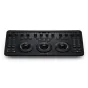 Blackmagic Design DaVinci Resolve Mikro krāsu panelis ar vācu klaviatūras izkārtojumu, trīs trackballiem un precīziem regulēšanas rokturiem profesionālai krāsu korekcijai