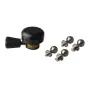 Easyrig Quick Release Camera Hook EASY033-Q with rubberized grip and metal base, includes 3/8 and 1/4 ball studs for secure camera mounting up to 115kg.