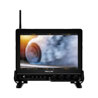 Монитор SmallHD Ultra 10 с диагональю 10 дюймов, яркостью 2000 нит, сенсорным экраном, отображающим параметры камеры, такие как FPS, затвор и ISO, с настраиваемыми элементами управления и прочным дизайном.