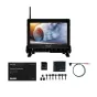 SmallHD Ultra 10 10-inch monitor with 2000 nits brightness, complete accessory kit including screen protector, SD card, dust covers, and cleaning cloth