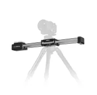 Edelkrone SliderPLUS v6 motorized camera slider with smooth rail system, mounted on a tripod for horizontal cinematic shotsEdelkrone SliderPLUS v6 motorized camera slider with smooth rail system, mounted on a tripod for horizontal cinematic shots