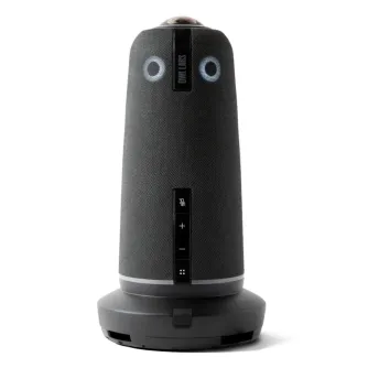 Owl Labs Meeting Owl 5 Pro 360 4K konferenču kamera ar intuitīvu vadības paneli un elegantu dizainu, ideāla videokonferencēm