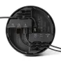 Owl Labs Meeting Owl 5 Pro 360 4K konferenču kamera apakšskats ar pieslēgtiem USB-C, HDMI, Ethernet un papildus portiem
