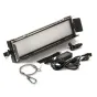 Ikan LBX8 low-profile bi-color studio light kit with DMX control, including yoke mount, barn doors, power supply, and safety wire