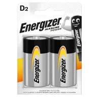 ENERGIZER Power D 2 iepakojumsENERGIZER Power D 2 iepakojums