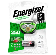 ENERGIZER VISION HEADLIGHT HD+ - 350 lumens, 4 light modes, water resistantENERGIZER VISION HEADLIGHT HD+ - 350 lumens, 4 light modes, water resistant