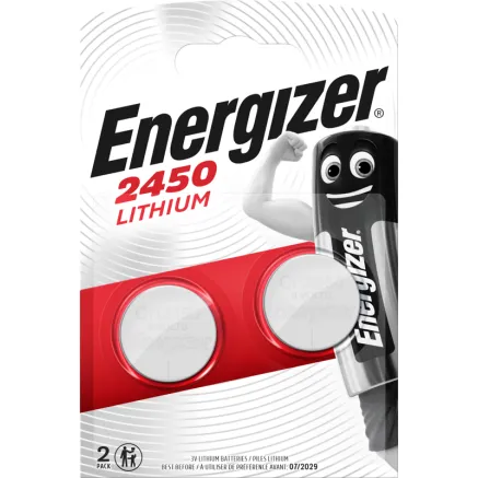 ENERGIZER Литиевая Миниатюрная CR2450 2 упаковки