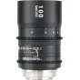 Tokina 100mm Macro T2.9 Cinema EF Mount lens front view featuring a de-clicked focus ring and 9-blade iris for sharp 4K macro photography